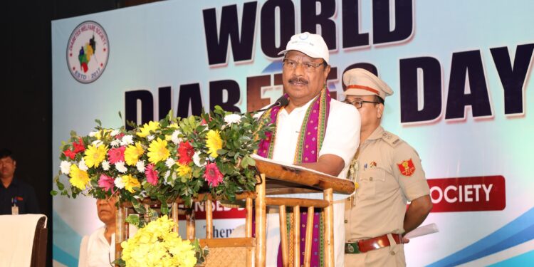 Governor Reddy attends World Diabetes Day event in Agartala