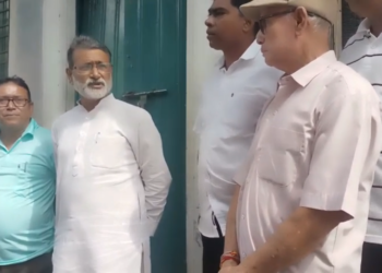 Ashish Saha Visits Fire-Hit Bishalgarh Office, Vows Revival