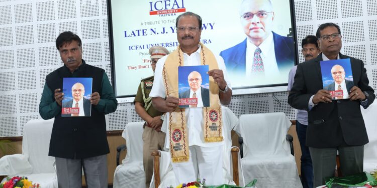 Governor Indra Sena Reddy Releases Commemorative Book Honouring N. J. Yasaswy