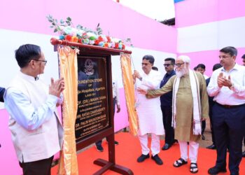 CM Manik Saha Lays Foundation for Shija Super Speciality Hospital