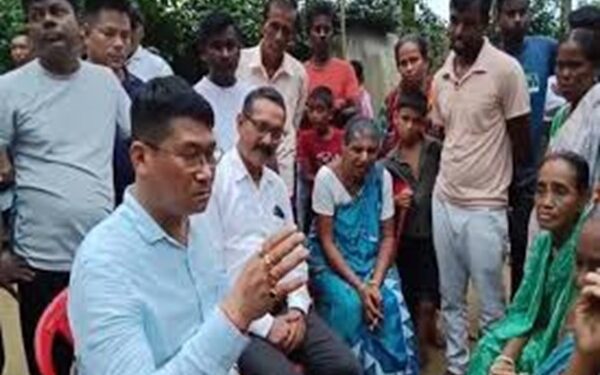 Minister Debbarma launches Haludia road repairs, keeps promise