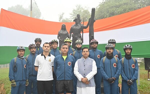 Minister Tinku Roy Flags Off ‘Ride for Unity, Ride for Martyrs’ Cycling Expedition
