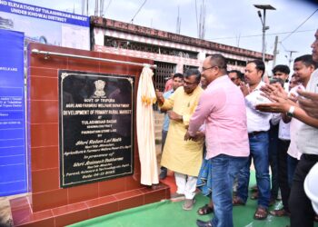 Tripura Aims for Agricultural Self-Reliance: Minister Ratan Lal Nath Lays Foundation of Tulasikhar Rural Market