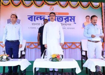 CM Saha: ‘Vande Mataram’ is a mantra of nation-building