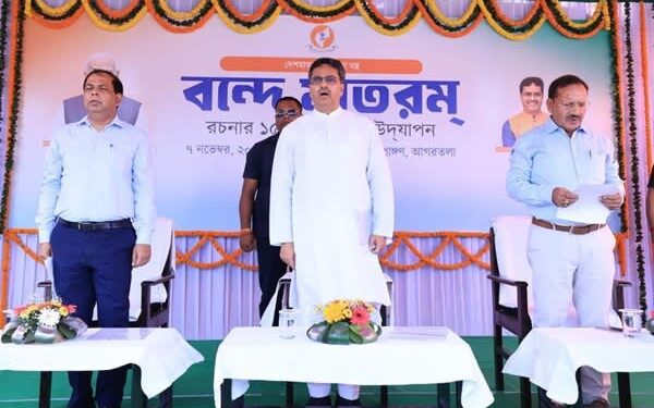 CM Saha: ‘Vande Mataram’ is a mantra of nation-building