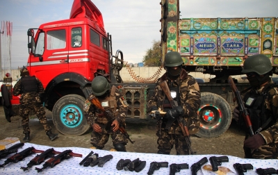 Afghan police seize illegal weapons caches in major crackdown