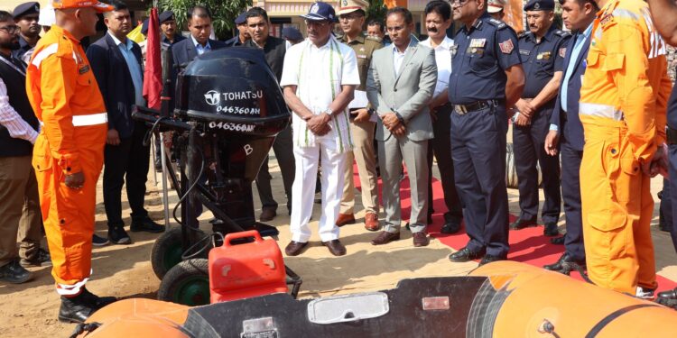 Tripura Governor Visits 1st Battalion NDRF at Agartala RRC