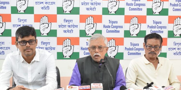Tripura Congress hits out at Centre, calls Dec 8 protest rally
