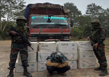 Assam Rifles, Customs Seize ₹65 Lakh Cigarettes in Khowai