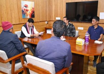 Minister Sudhangshu Das Holds Interaction with BJP Functionaries During North Tripura Tour