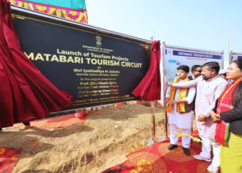 Jyotiraditya Scindia Lays Matabari Tourism Circuit Foundation