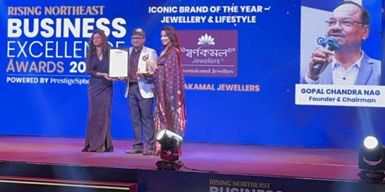 Swarnakamal Jewellers Named Iconic Brand of Northeast