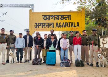 Agartala station: 4 women held with 46 kg ganja