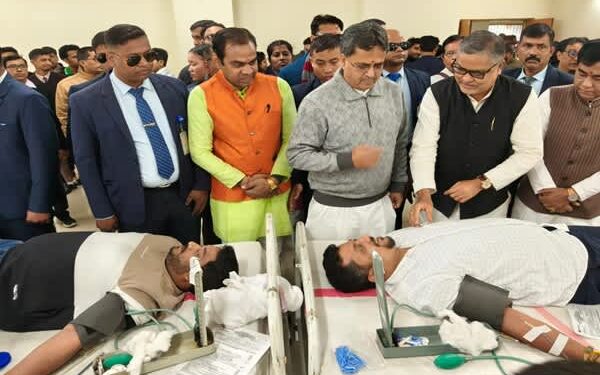 CM Manik Saha highlights healthcare push at blood donation camp