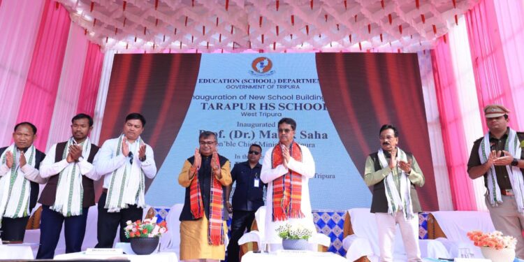 Tripura CM on improving schools and tribal development