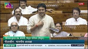 Biplab Deb Praises President’s Speech on Tripura, National Growth