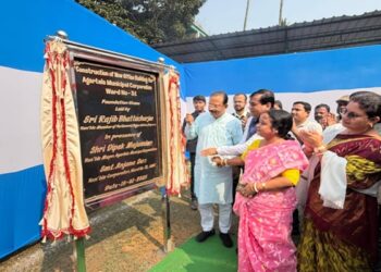 Foundation Stone Laid for New AMC Office Building in Ward No. 31, Agartala
