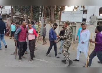 Clashes Erupt Between BJP Factions in Kailashahar Over Contract Dispute, Police Fire Blank Shots