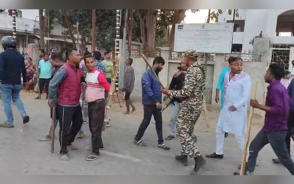 Clashes Erupt Between BJP Factions in Kailashahar Over Contract Dispute, Police Fire Blank Shots