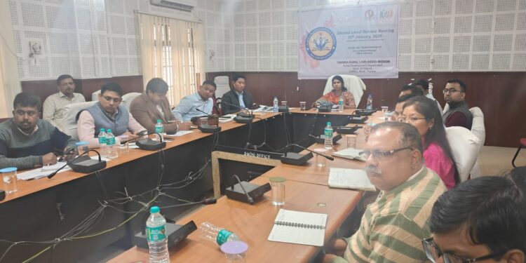 North Tripura District Administration Reviews Progress of Livelihood Initiatives
