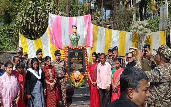Statue of CRPF Martyr Sambhu Roy Unveiled in Dharmanagar