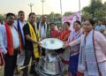 CEM Purna Chandra Jamatia Gives Catering Sets to 201 in Killa Bagma
