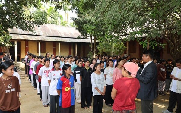 Bikash Debbarma makes surprise hostel visit