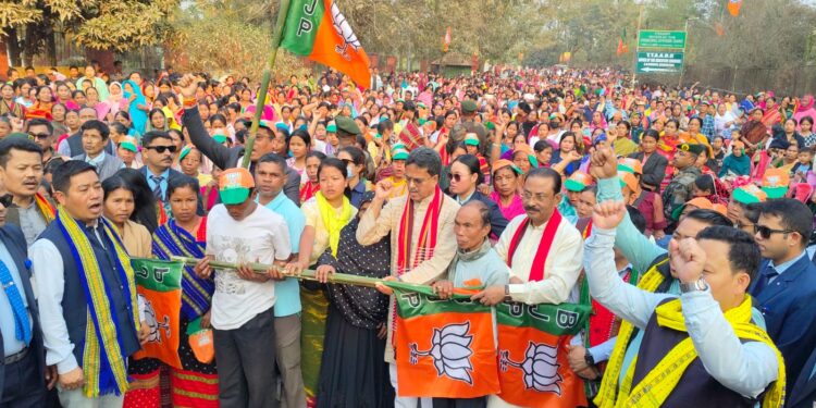 CM Manik Saha Slams TIPRA Motha for “Misleading People,” Highlights BJP’s Development Agenda in TTAADC