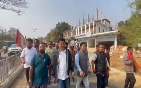 Tension in Khumulwng as BJP Alleges Vandalism of Campaign Materials After CM’s Rally