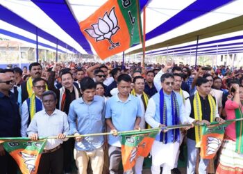 Manik Saha stresses unity at Unakoti rally