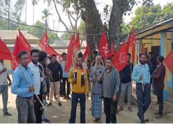 Mixed Response to Nationwide Strike in North Tripura’s Kadamtala Block
