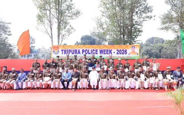 Run for Neshamukt Tripura: Gomati Police Lead Anti-Drug Awareness Marathon