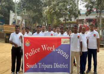 Santirbazar Hosts Spirited Run During Tripura Police Week 2026