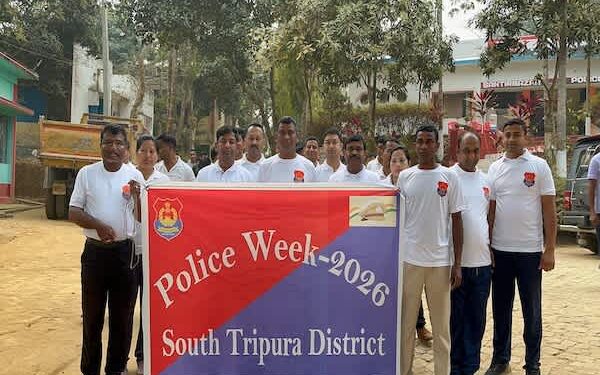 Santirbazar Hosts Spirited Run During Tripura Police Week 2026