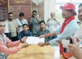 CPI(M) candidates file nominations in Amarpur, Karbook