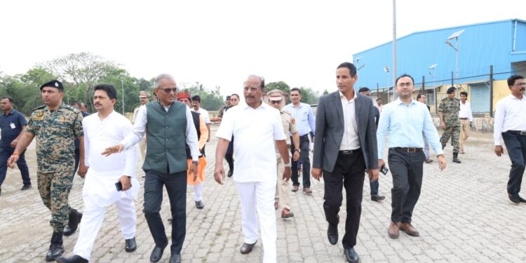 Tripura Governor Visits Agartala Land Port, Reviews Facilities