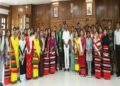 Assam Students on Educational Tour Call on Tripura Governor