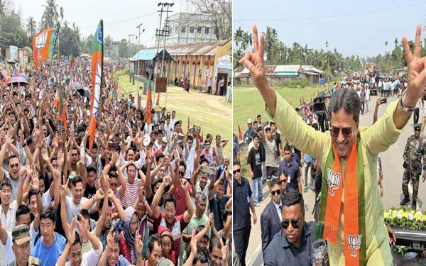BJP Rally Draws Massive Janajati Support Ahead of ADC Poll Nominations
