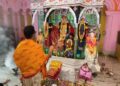 Saptami Puja Marks Grand Observance of Basanti Festival at Durga Bari
