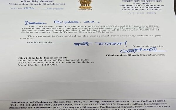 Biplab Kumar Deb pushes plan to develop 3 temples in South Tripura