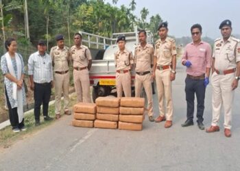 Dhalai Police Seize 110 Kg Cannabis During Naka Checking at Srirampur