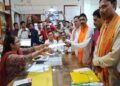 BJP’s Jahar Chakraborty Files Nomination, Flexes Muscle in Dharmanagar By-Poll