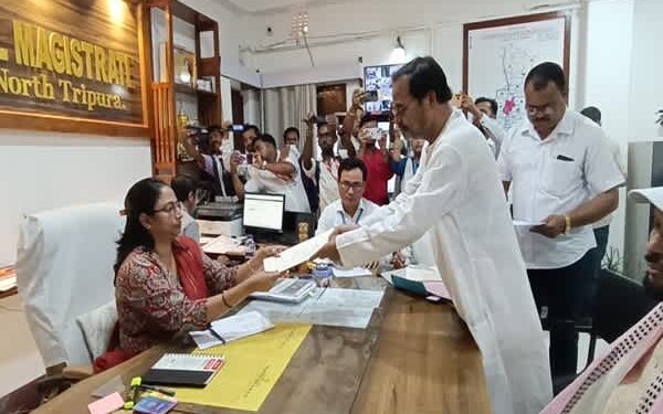 Massive Show of Strength as Congress Candidate Files Nomination for Dharmanagar By-Poll