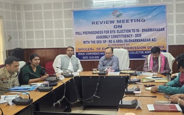 ECI Team Reviews Preparedness for Dharmanagar Assembly By-Election