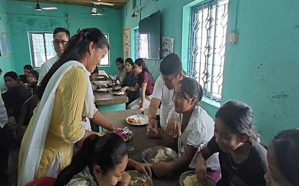 Bikash Debbarma Visits Gandatwisa Hostels, Encourages Students
