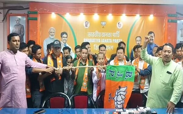 28 Join BJP in Tripura Ahead of TTAADC Polls; 22 Youth Leaders Quit Tipra Motha