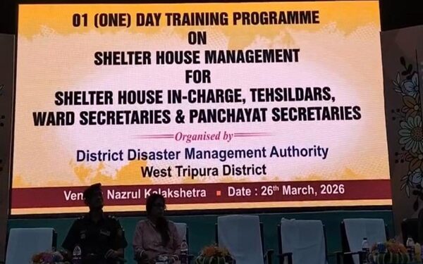 DDMA Conducts Training on Shelter Management Ahead of Monsoon in Agartala
