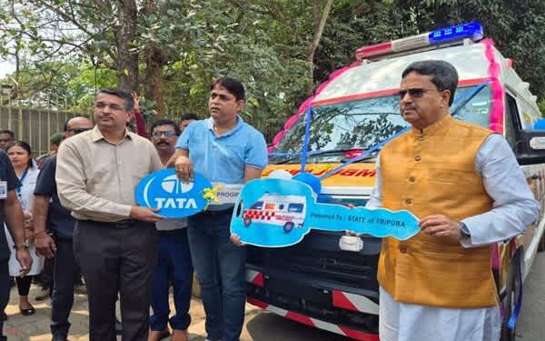 Tripura CM Flags Off 24 Advanced Ambulances to Strengthen Emergency Healthcare