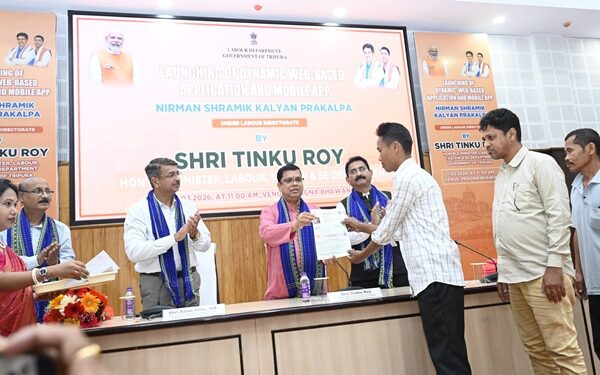 Tripura Launches Digital Platform for Construction Workers’ Welfare