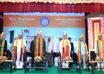 Vice President Urges Tripura University Graduates to Pursue ‘Progress with Purpose’